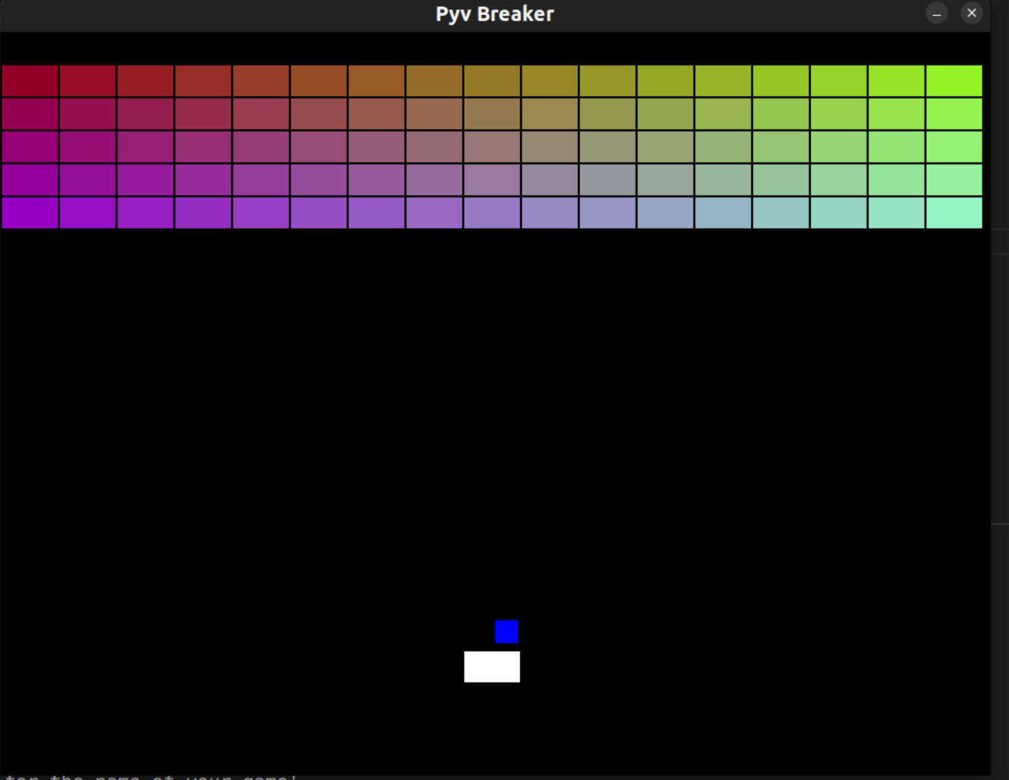 The breakout end result